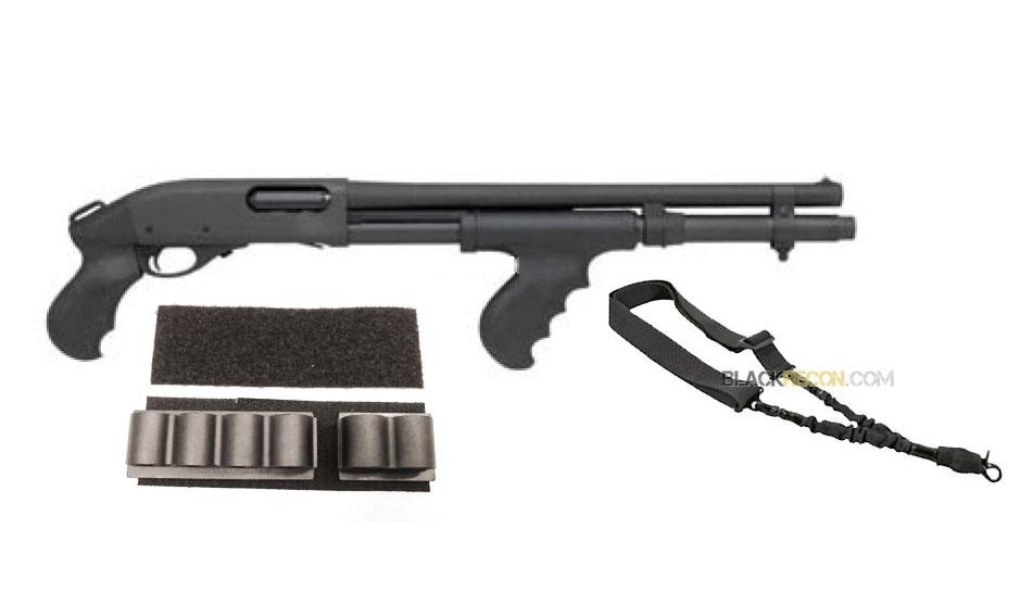 Foto Pack Escopeta Remington 870 Pistolet + correa táctica + porta...