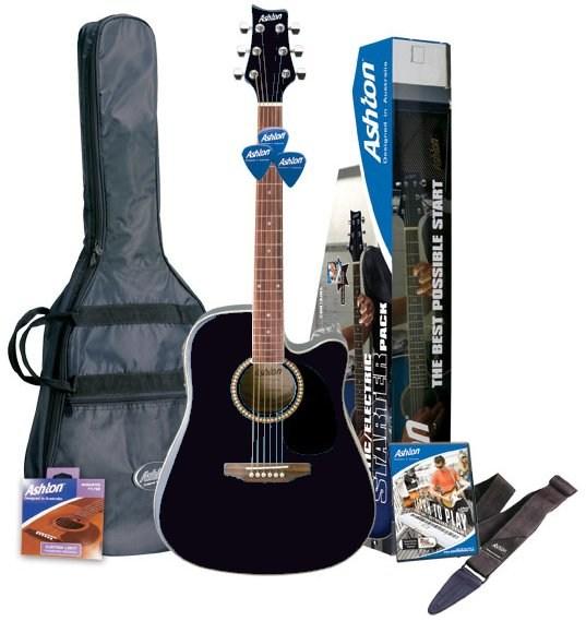 Foto Pack guitarra acustica electrificada SPD25CEQ - Ashton
