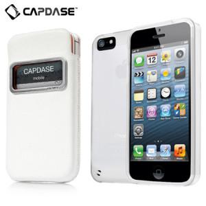 Foto Pack iPhone 5 Capdase Xpose & Luxe - Blanca