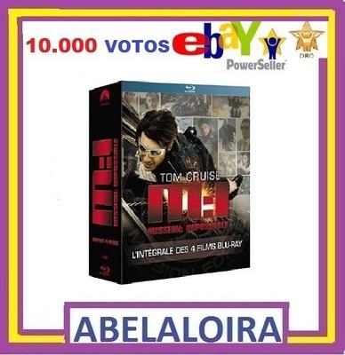 Foto Pack Mision Imposible 4 Peliculas Saga Completa Blu Ray En Español Nuevo