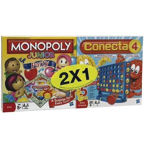 Foto Pack Monopoly Junior + Conecta 4 Hasbro