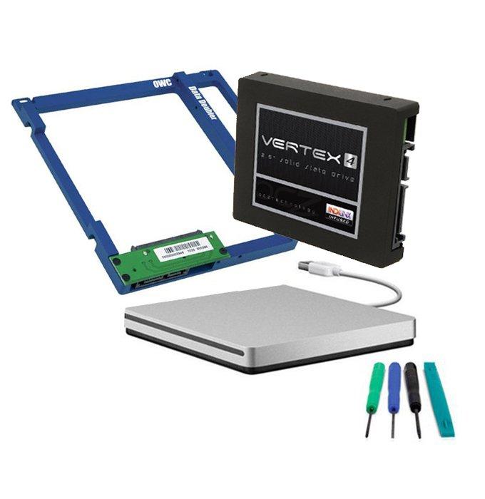 Foto Pack OWC Data Doubler MacBook/Macbook Pro + SSD 128GB OCZ Vertex 4