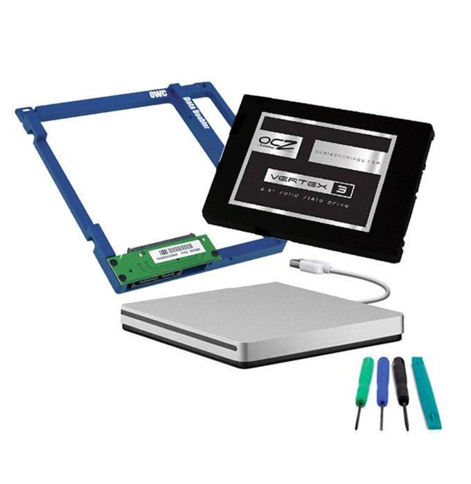 Foto Pack OWC Data Doubler MacBook/Macbook Pro + SSD 240GB OCZ