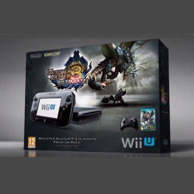 Foto Pack Premium consola Nintendo Wii U + Monster Hunter 3 + Pro Controller 32GB (2300499).