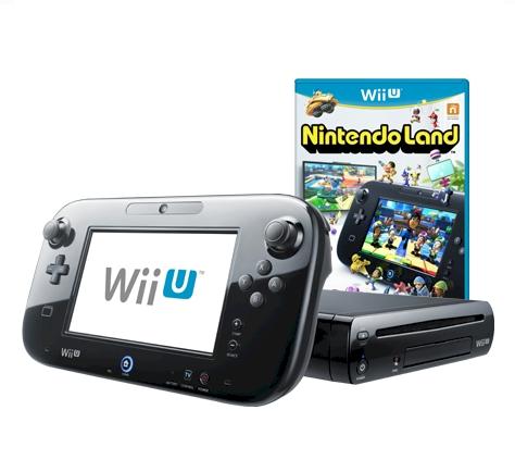 Foto Pack Premium Wii U 32GB Negra + Nintendo Land