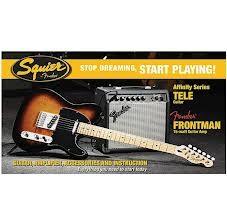 Foto Pack squier affinity telecaster bsb frontman 15g