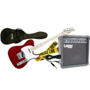 Foto Pack squier guit tele+ combo laney nro. 4 rojo