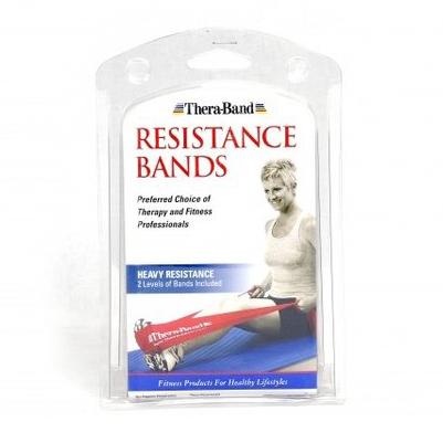 Foto Pack tubos elásticos Thera-Band color negro-plata resistencia fuerte