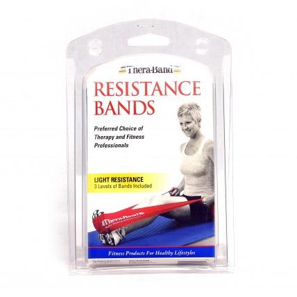 Foto Pack tubos elásticos Thera-Band color rojo-verde-azul resistencia