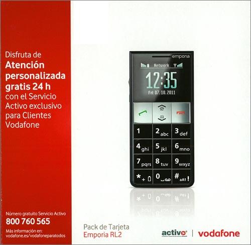 Foto Pack Vodafone Emporia Rl2