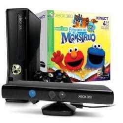Foto Pack Xbox 360 Kinect 4GB + Juego Barrio Sésamo + Juego Adventures