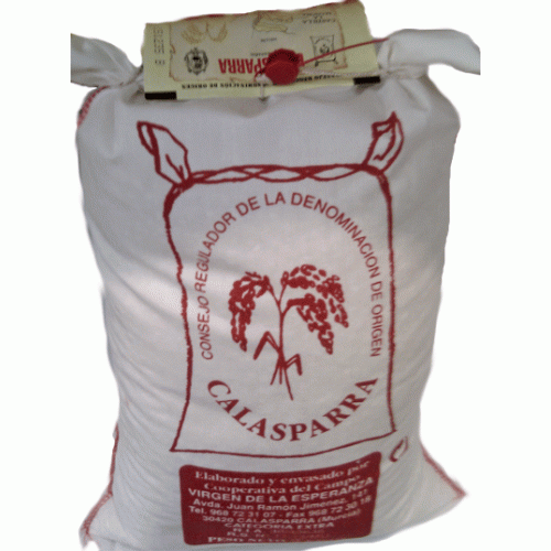 Foto Paella rice sack from Calasparra