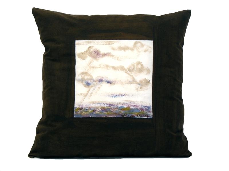 Foto Paisaje color marron 1 .Funda de cojn .Diseo