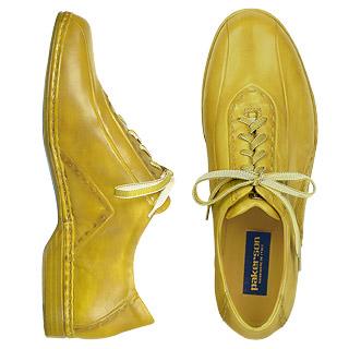 Foto Pakerson Zapatos, Zapatos Cordones Ocre Piel ternero Hechos a mano