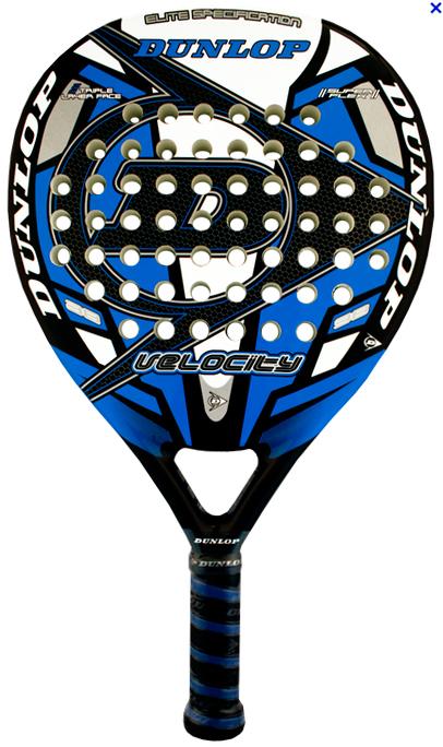Foto Pala de pádel Dunlop Velocity azul 2012