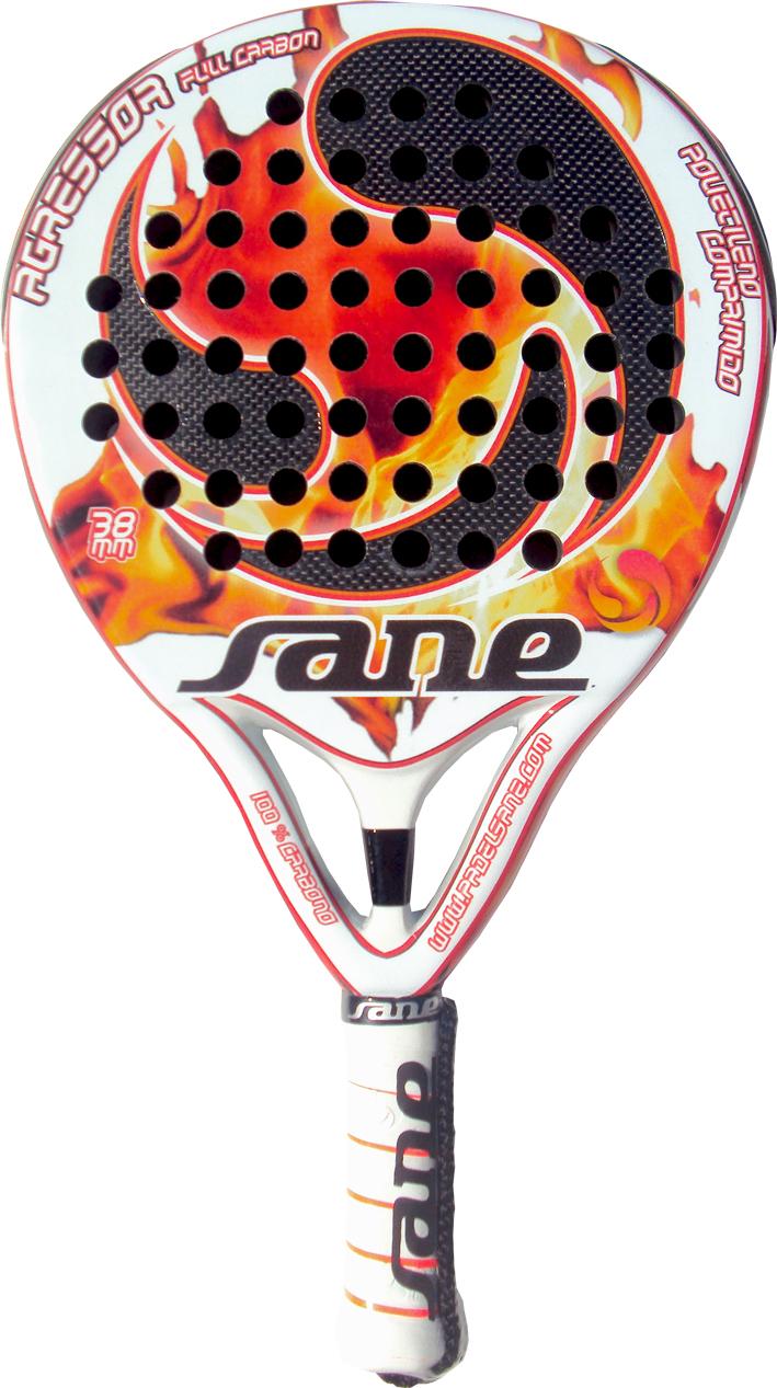 Foto Pala de padel Sane Agressor Full Carbon (Pol. Comp.)