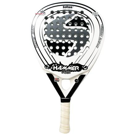 Foto Pala pádel softee hammer white new