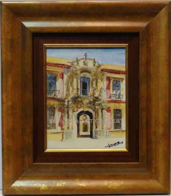 Foto Palacio Arzobispal | Pinturas de sevilla en óleo sobre tabla