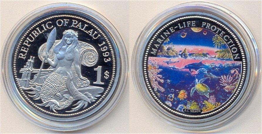Foto Palau Inseln 1 Dollar 1993