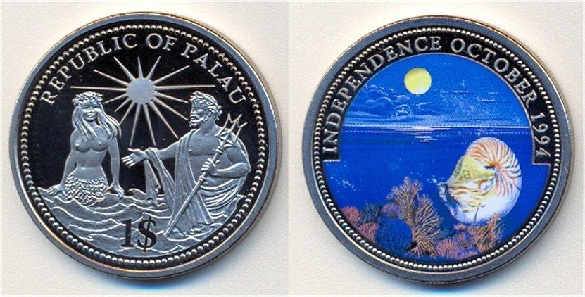 Foto Palau Inseln 1 Dollar 1994