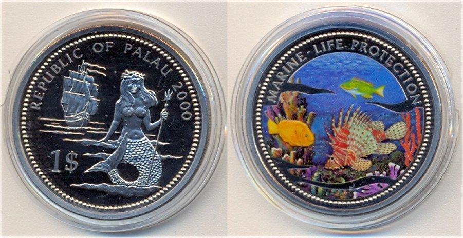 Foto Palau Inseln 1 Dollar 2000