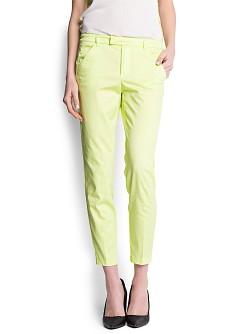 Foto Pantalón Algodón manzana MANGO