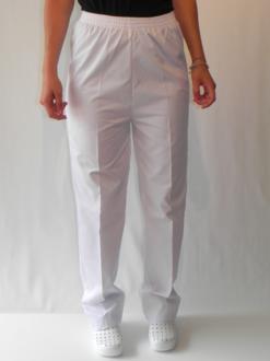 Foto Pantalón artel unisex goma cintura color blanco