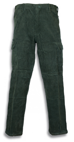 Foto Pantalón Barbaric M-65 pana de 100% Algodón Color verde Tallas 38-54 30140-VE