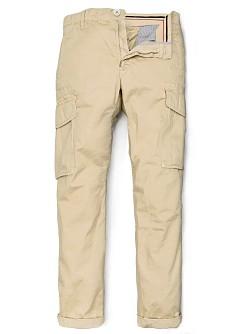 Foto Pantalón Cargo Algodón vainilla H.E. by MANGO