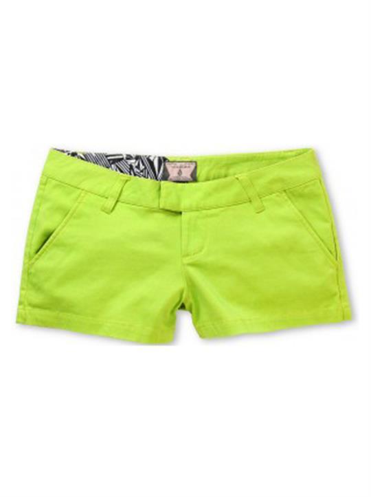 Foto Pantalón Corto Mujer Volcom Frochikie Stoned Neon Lime