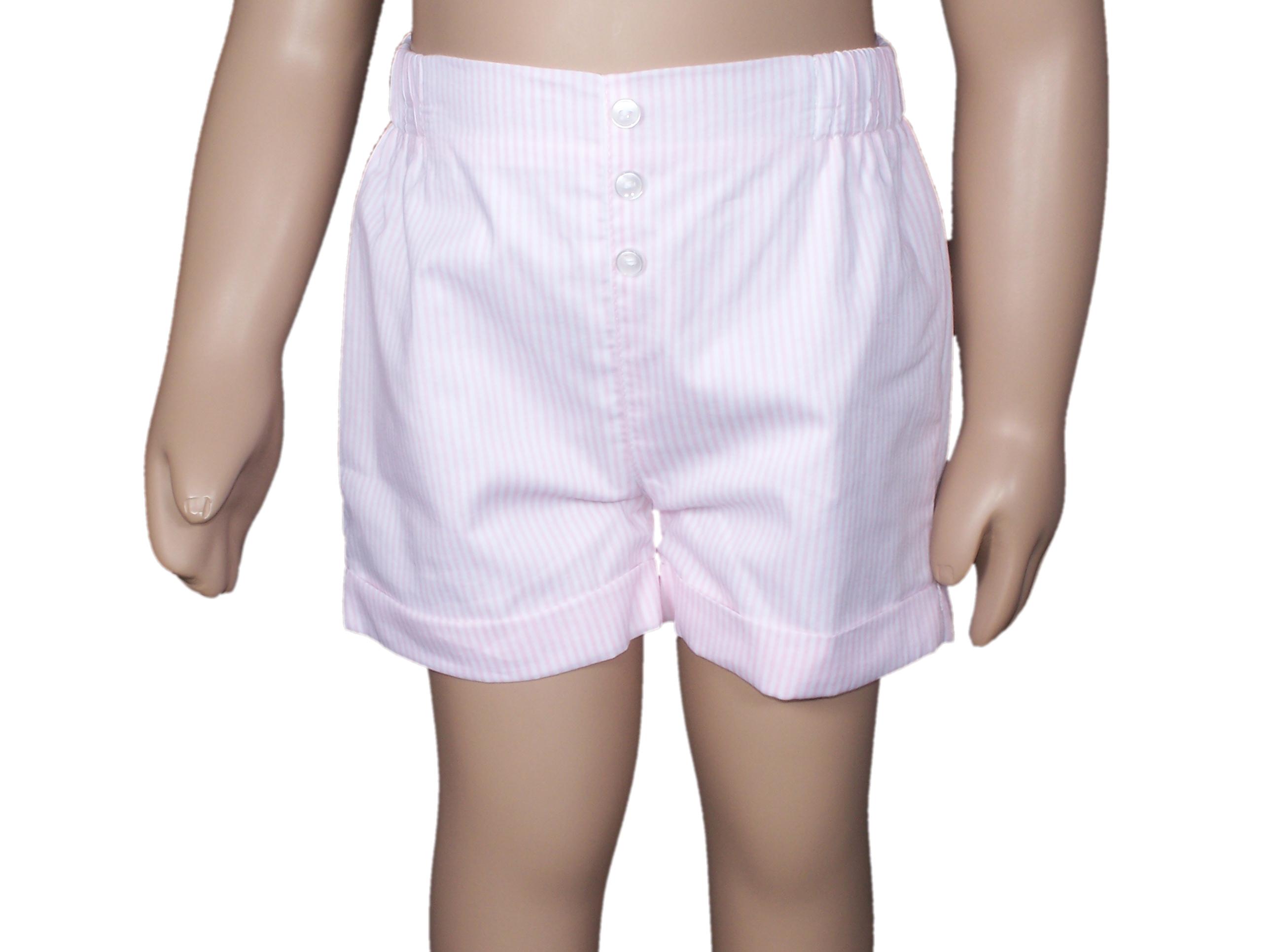 Foto Pantalón de rayas rosa y blanco de Laranjinha-6 meses