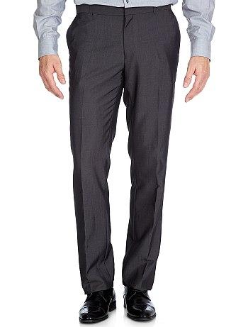 Foto Pantalón de traje con corte recto y