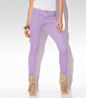 Foto Pantalón largo pitillo mujer elástico