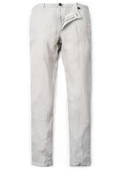 Foto Pantalón Lino Slim-Fit silver H.E. by MANGO