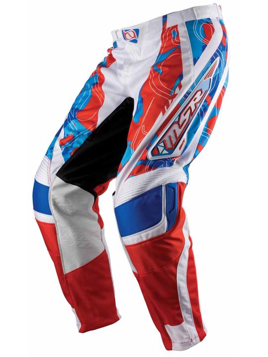 Foto Pantalón Mx MSR Nxt Rider 2010 Kdub Rojo Blanco Azul
