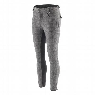 Foto Pantalón Riding Cuadros Negro