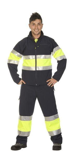 Foto Pantalón S9820 con tejido Work Shell. Multibolsillos.