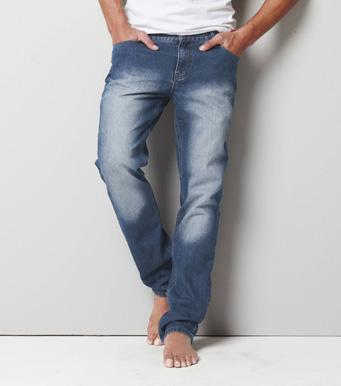 Foto Pantalón vaquero recto 80 cm hombre