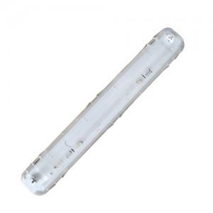 Foto Pantalla estanca para un tubo fluorescente. Potencia 1 x 18W.
