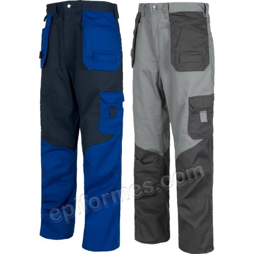 Foto PANTALON DE TRABAJO BICOLOR.