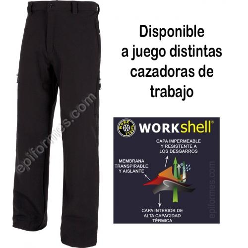 Foto PANTALON DE TRABAJO MULTIBOLSILLO WORKSHELL