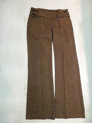 Foto Pantalon Recto De Zara Basic Marron Talla 36 Miralo Como Nuevos +fotos Dentro