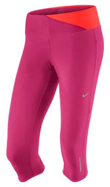Foto Pantalones - mallas Nike Twisted Capri Pink Force / Matte Silver Woman