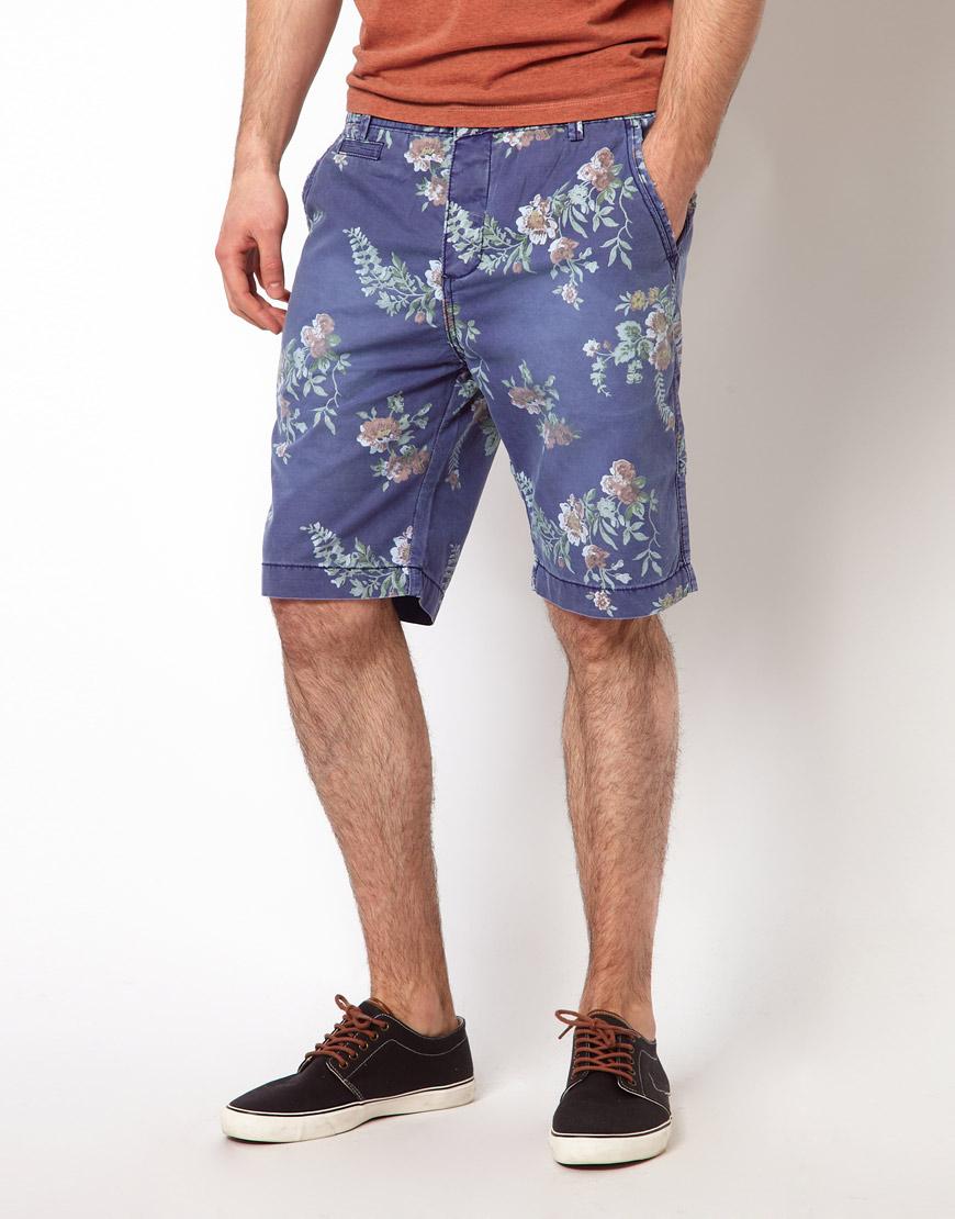 Foto Pantalones cortos con estampado floral Darnley de Pepe Jeans Indigo