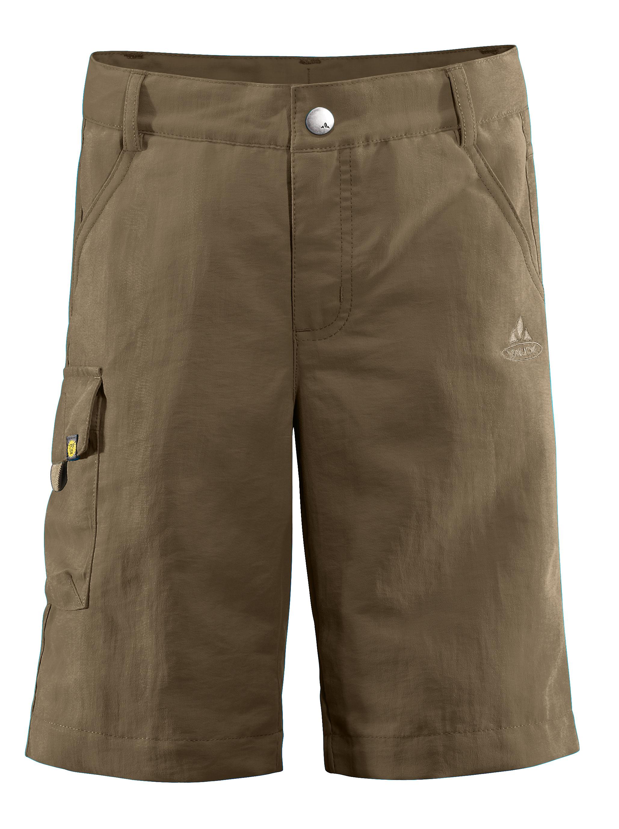 Foto Pantalones cortos Vaude Detective wood marrón para niño , 170/176