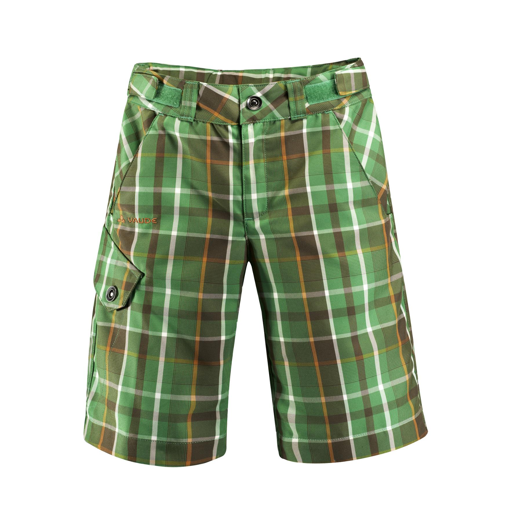 Foto Pantalones cortos Vaude Parcupine verde para niño , 158-164