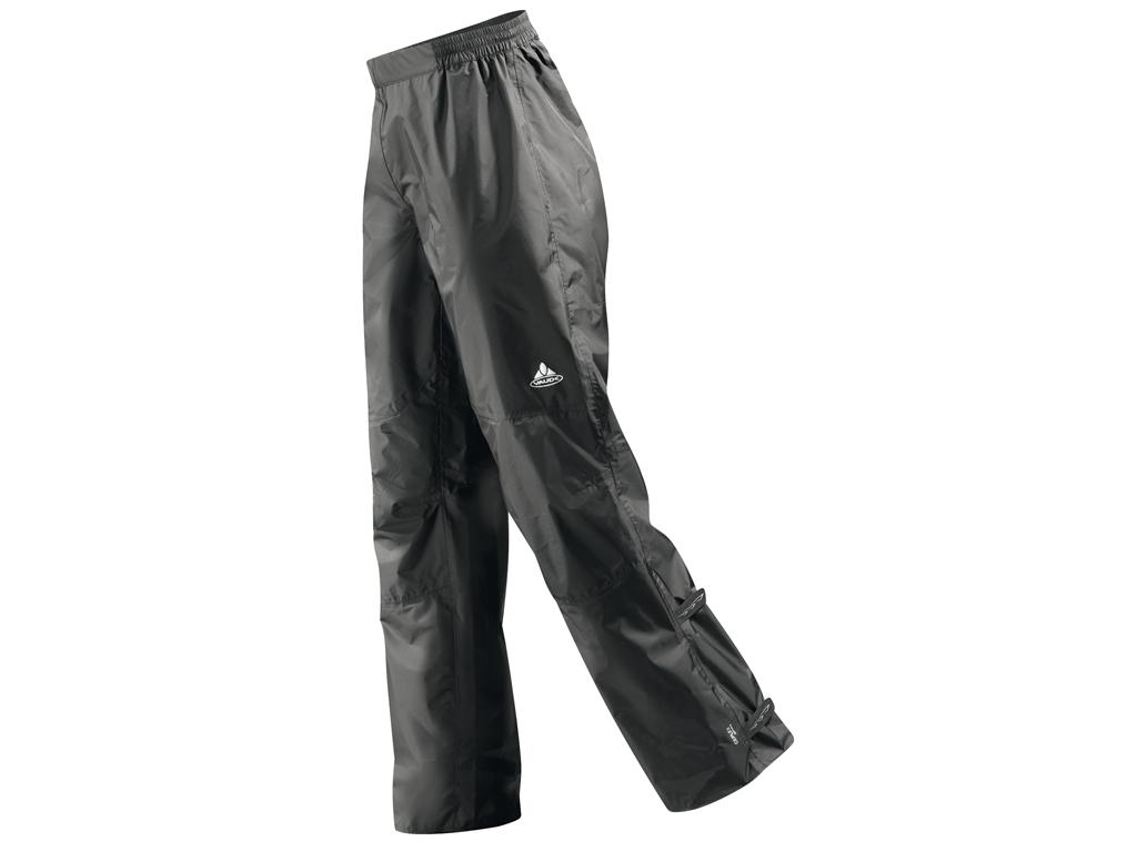 Foto Pantalones impermeables para ciclismo Vaude Drop negro para homb, l