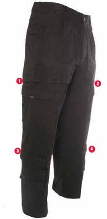 Foto Pantalones tácticos BLACKHAWK Warrior Wear I.T.S.