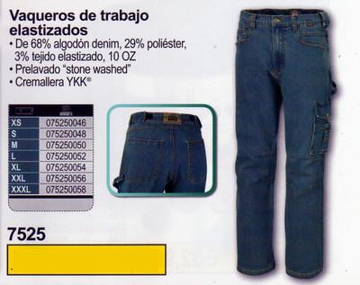 Foto Pantalones Vaqueros De Trabajo Elastizados Beta 7525