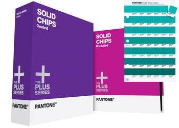 Foto Pantone Plus Solid Chips coated y uncoated